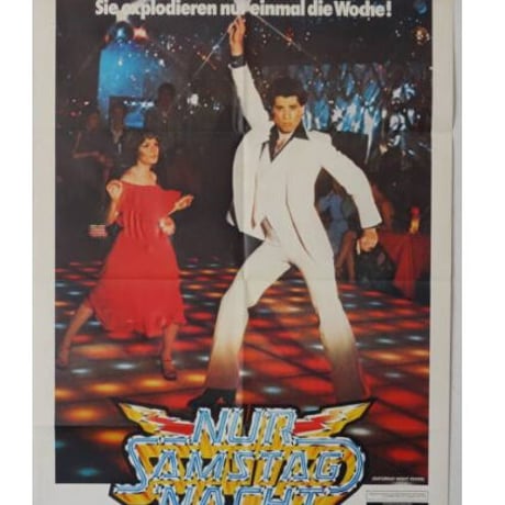 OP-0146 『サタディナイトフィーバー/Saturdy Night Fever』/ドイツ版オリジナルポスター/1977/590mm×840mm
