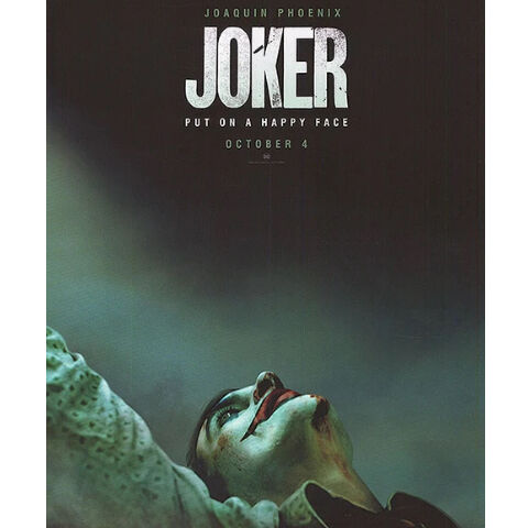 US版宣伝用映画オリジナルポスター 『 ジョーカー 』両面印刷