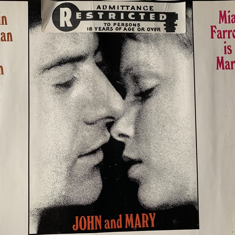 OP-019 ジョンとメリー（John and Mary) ＃映画ポスター/米国版オリジナ