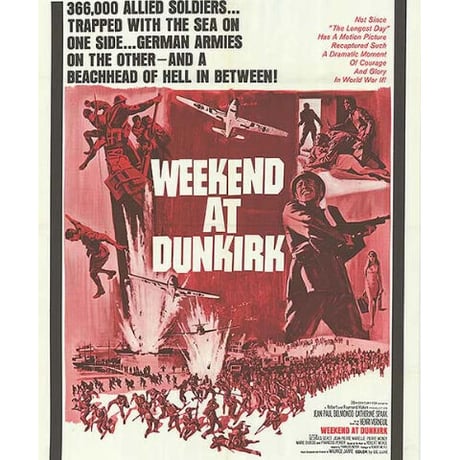 OP-054「ダンケルク」"Weekend at Dunkirk " 映画ポスター/アメリカ版オリジナル/1964