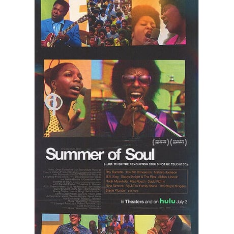 OP-107『サマー・オブ・ソウル』"Summer of Soul"（Sサイズ）343mm×508mm/映画ポスターアメリカ版オリジナル2021年