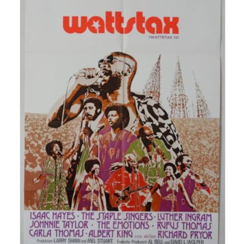 OP-0144 『ワッツタックス/WATTSTAX 』/ドイツ版オリジナルポスター