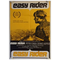 RO-004 『イージー★ライダー』"easy Rider"/映画ポスター/ドイツ版リバイバル（70年代）オリジナル/590mm×840mm