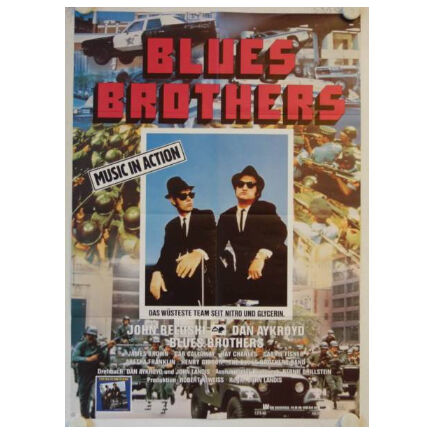 RO-012『BLUES BROTHERS』＃映画ポスター/ドイツ版リバイバル
