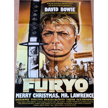 OP-026 「戦場のメリークリスマス（Merry Christmas Mr.Lawrence）」　＃映画ポスター/ドイツ版オリジナル/1983/590mm×840mm