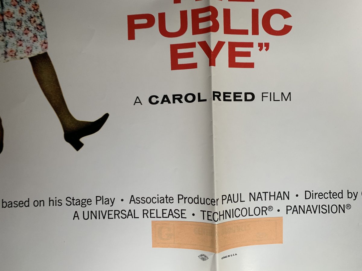 OP-020 「フォロー・ミー（Public Eye) ＃映画ポスター/米国版