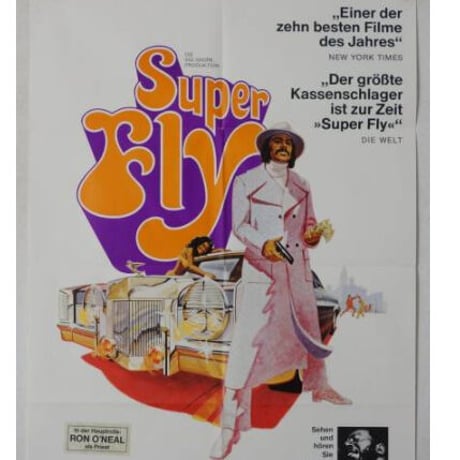 OP-0145 『スーパーフライ/SUPER FLY 』/ドイツ版オリジナルポスター/1972/590mm×840mm