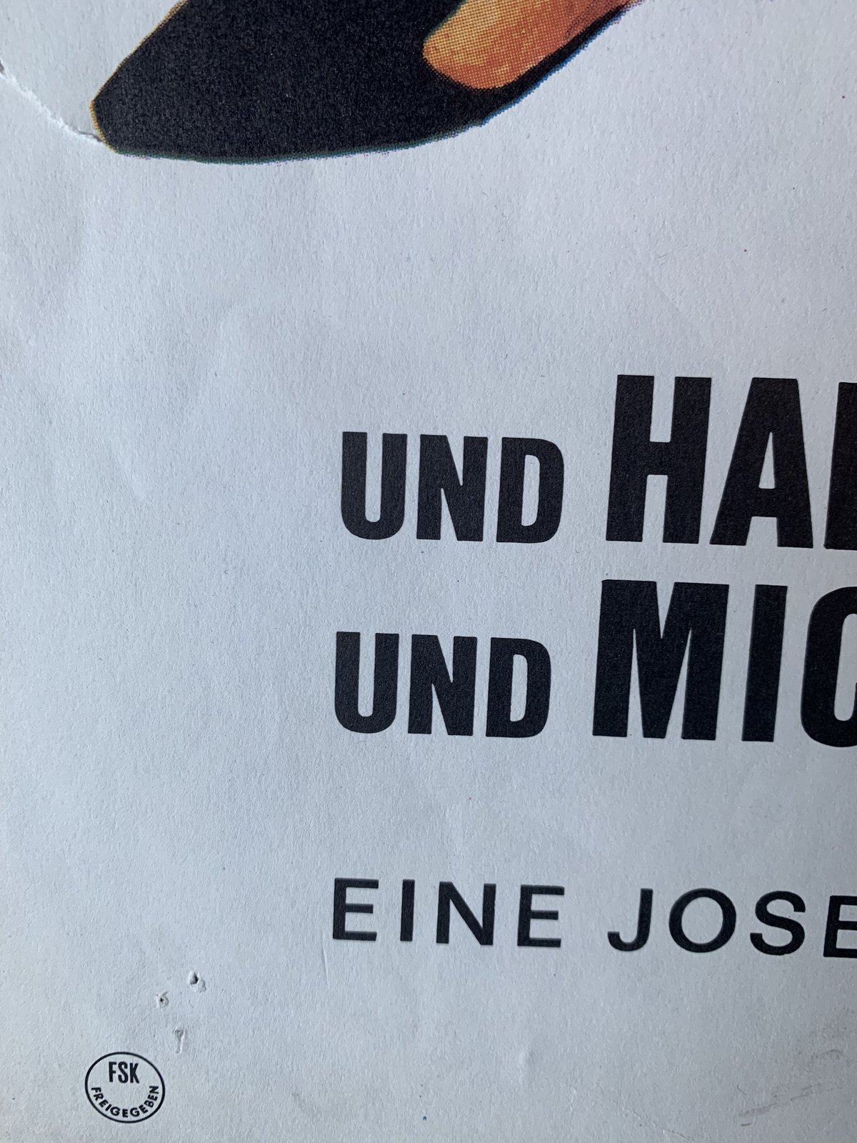 ゲリラ・セール/モニカ*ビッティ/唇からナイフ初版ポスター