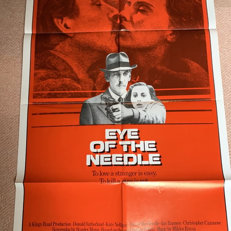 OP-021 「針の目（Eye of the Needle)」 ＃映画ポスター/米国版オリジナル/1981/1040mm×685mm