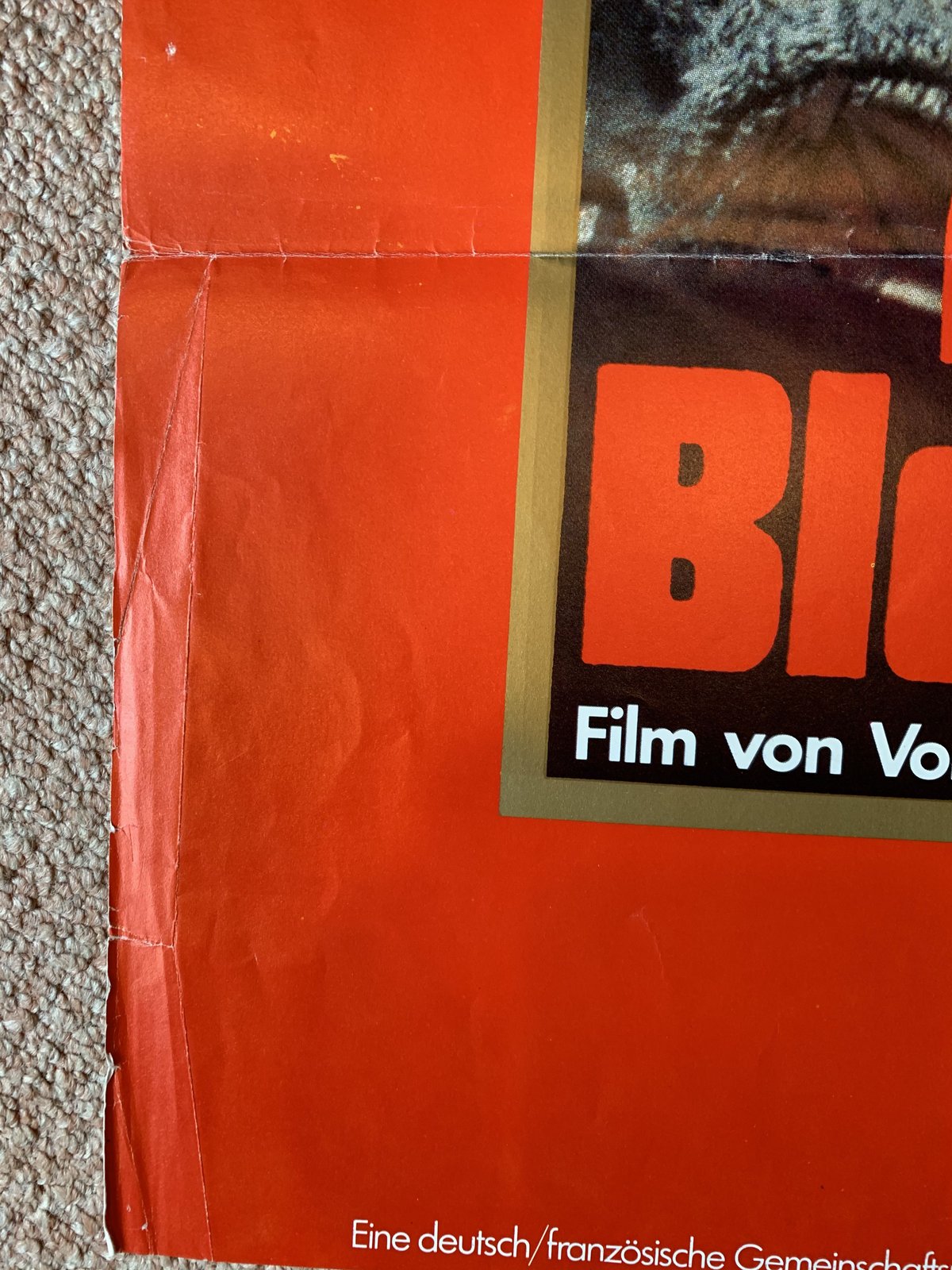 OP-040 「ブリキの太鼓（THE TIN DRUM)」映画ポスター/ドイツ版