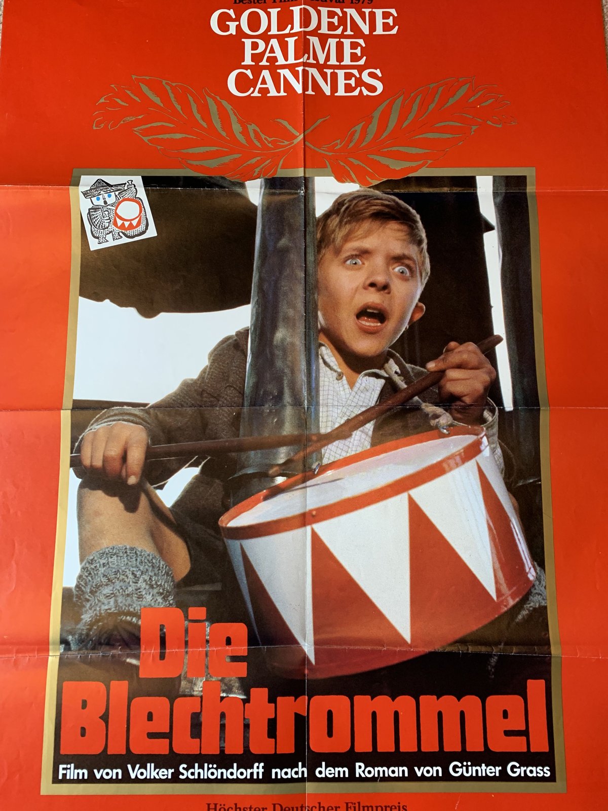 OP-040 「ブリキの太鼓（THE TIN DRUM)」映画ポスター/ドイツ版