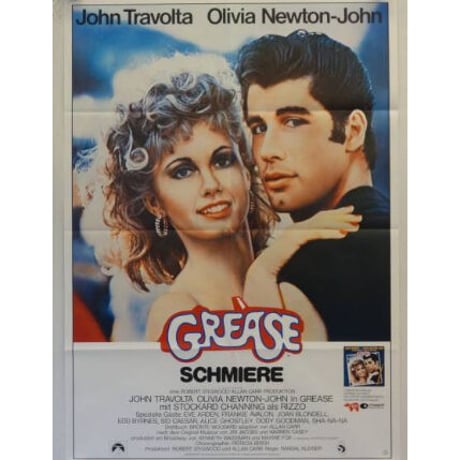 OP-0141 『グリース/GREASE』/ドイツ版オリジナルポスター/1978/590mm×840mm