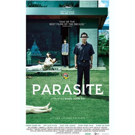 RP-010 『パラサイト　半地下の家族』"PARASITE"  映画ポスター/アメリカ版リプリント/2019