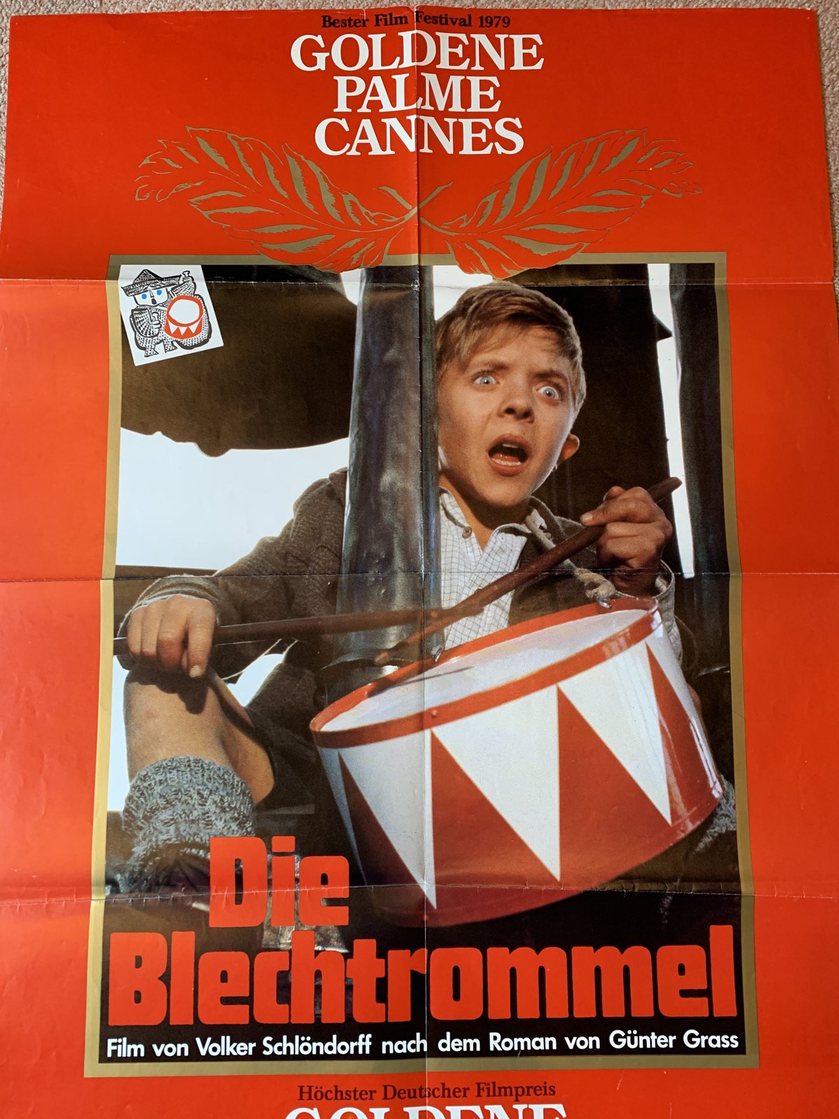 OP-040 「ブリキの太鼓（THE TIN DRUM)」映画ポスター/ドイツ版