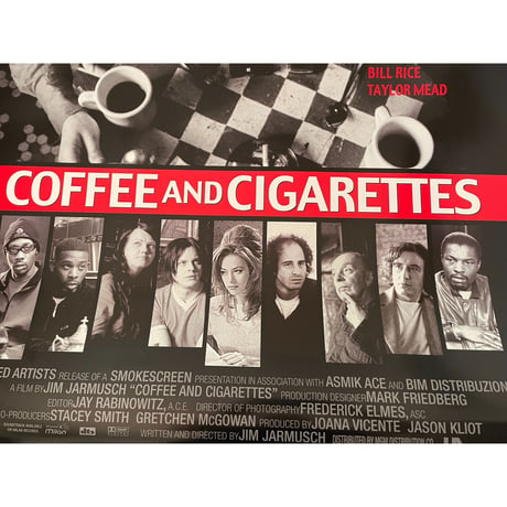 OP-105『コーヒー＆シガレッツ』"Coffee&Cigarettes"/映画ポスター　アメリカ版オリジナル/2004年