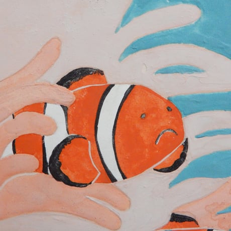 【日本画】8/24 Clown fishカクレクマノミ『366DAYS』