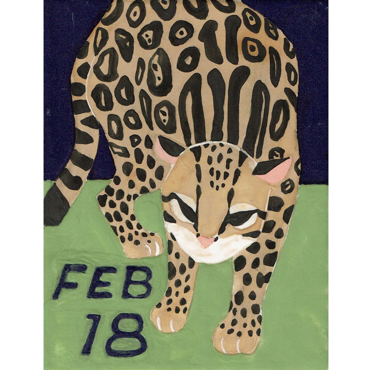 日本画】2/18 Ocelotオセロット『366DAYS』 | AYA CHUJO STORE