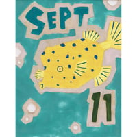 【日本画】9/11 Boxfishハコフグ『366DAYS』