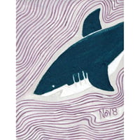 【日本画】11/8 Great white sharkホホジロザメ『366DAYS』