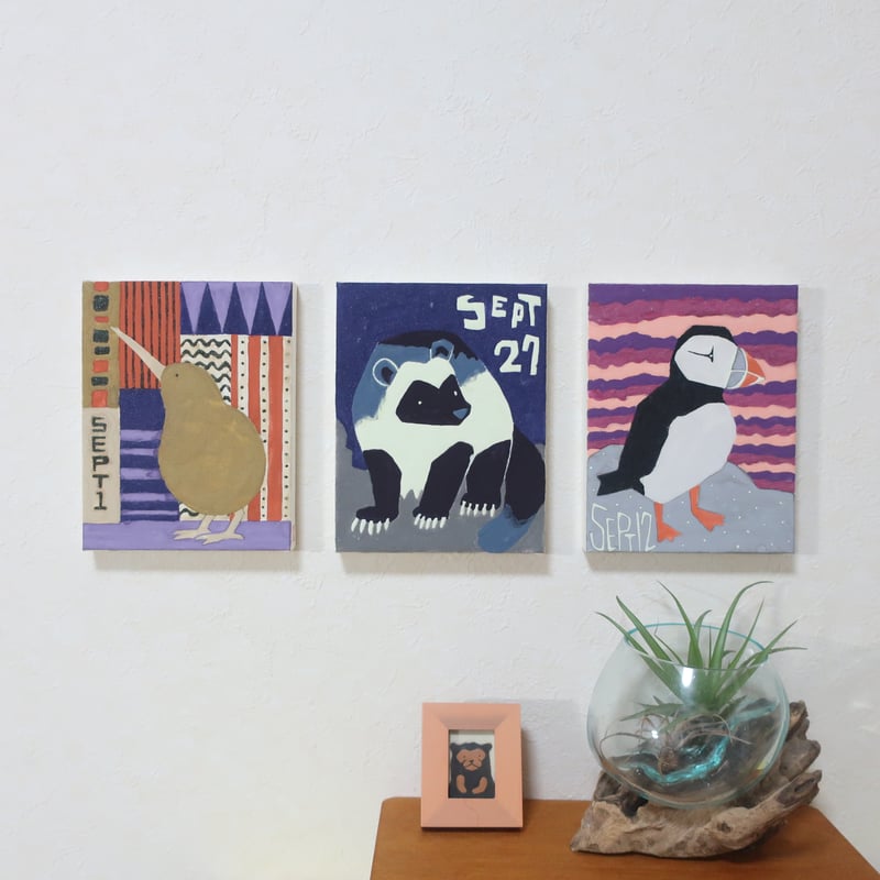 日本画】9/1 Kiwiキウイ『366DAYS』 | AYA CHUJO STORE