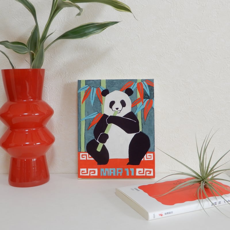 日本画】3/11 Pandaパンダ『366DAYS』 | AYA CHUJO STORE 日本画】3/11 Pandaパンダ『366DAYS』 | AYA CHUJO STORE