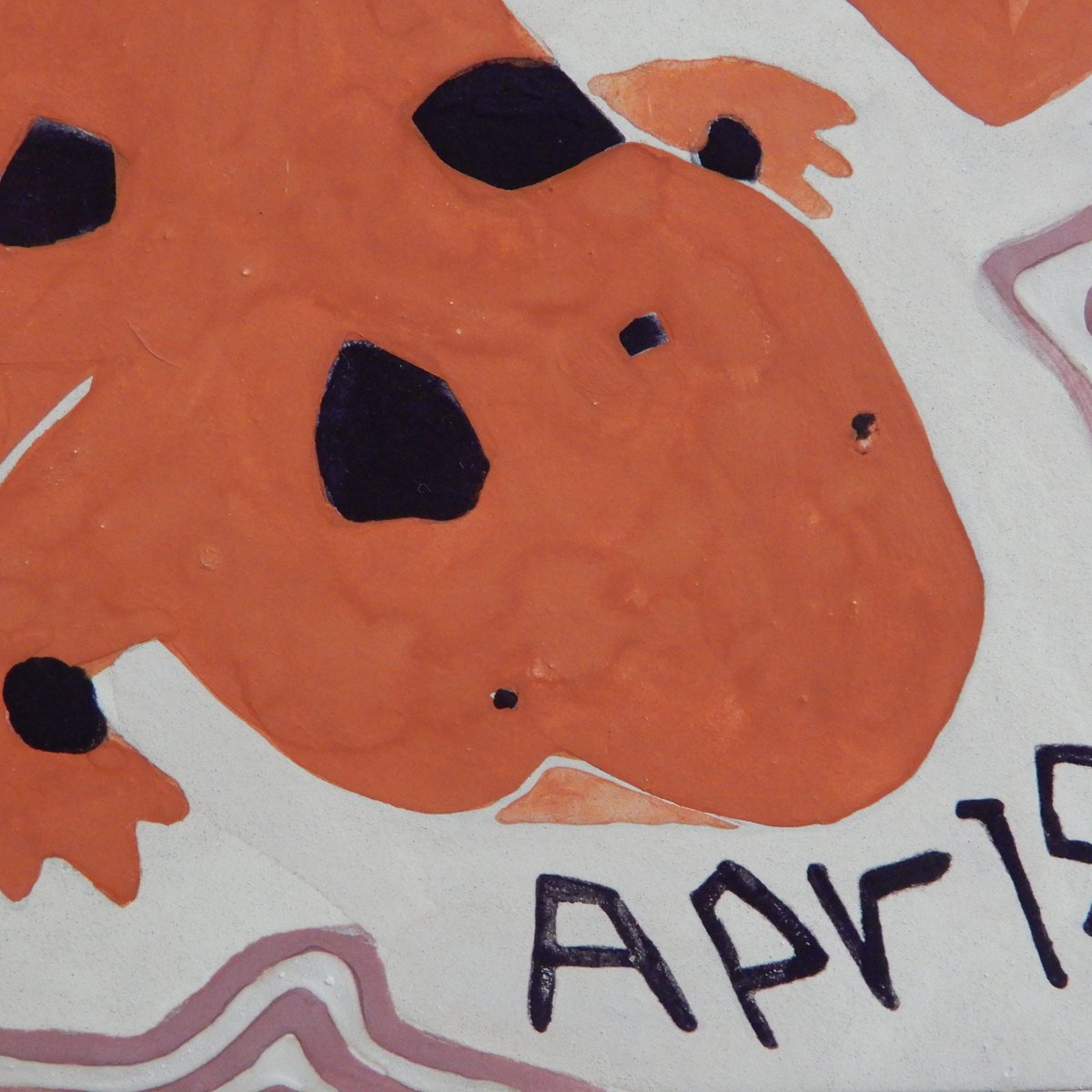 日本画】4/18 Giant salamandeオオサンショウウオ 『366DAYS』 |