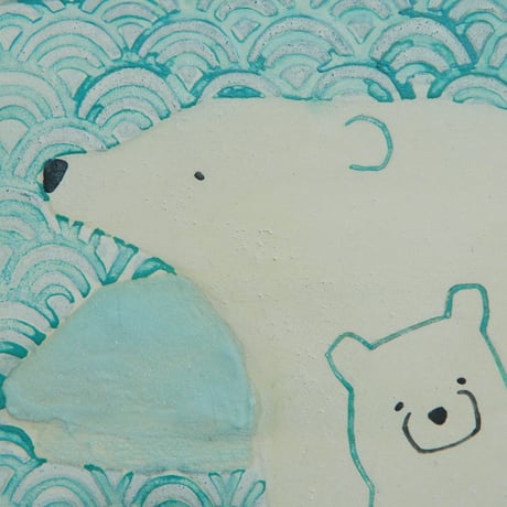 【日本画】2/27 Polar bearホッキョクグマ『366DAYS』