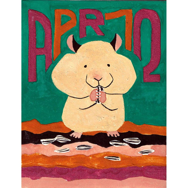 日本画】4/12 Hamsterハムスター『366DAYS』 | AYA CHUJO STORE