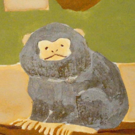 【日本画】12/27 Pygmy marmosetピグミーマーモセット『366DAYS』