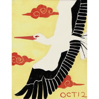 【日本画】10/12 Storkコウノトリ『366DAYS』