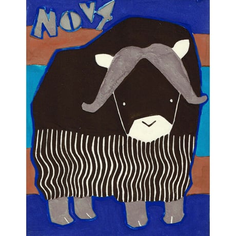 【日本画】11/4 Musk Oxジャコウウシ『366DAYS』