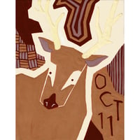 【日本画】10/11 Pere David's deerシフゾウ『366DAYS』