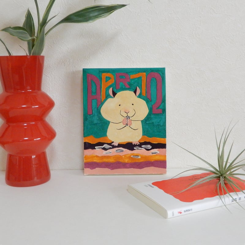 日本画】4/12 Hamsterハムスター『366DAYS』 | AYA CHUJO STORE 日本画】4/12 Hamsterハムスター『366DAYS』 | AYA CHUJO STORE