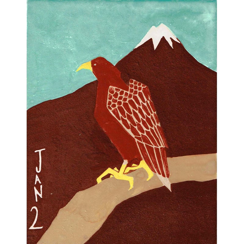 日本画】1/2 Hawkタカ『366DAYS』 | AYA CHUJO STORE