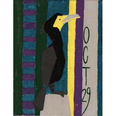 【日本画】10/29 Cormorant ウ『366DAYS』
