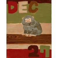 【日本画】12/27 Pygmy marmosetピグミーマーモセット『366DAYS』