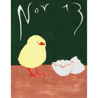 【日本画】11/13 Chickヒヨコ『366DAYS』