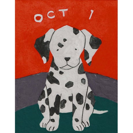 【日本画】10/1 Dalmatianダルメシアン『366DAYS』