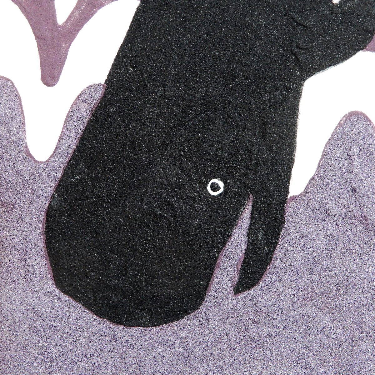本抹香鯨　素材　245g 東さ7-0811③ 日本画】11/12 Sperm whaleマッコウクジラ『366DAYS』 | AYA CH