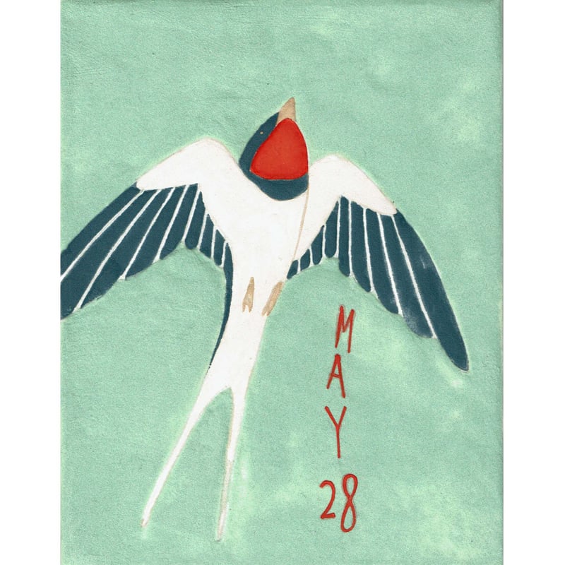日本画】5/28 Swallowツバメ『366DAYS』 | AYA CHUJO STORE