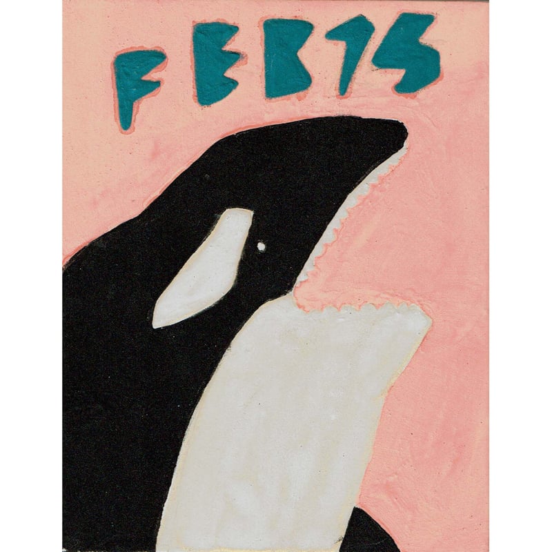 日本画】2/15 Orcaシャチ『366DAYS』 | AYA CHUJO STORE