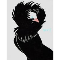 【日本画】11/17 Jacobin pigeonジャコビンハト『366DAYS』