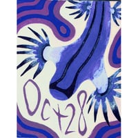 【日本画】10/28 Blue dragon アオミノウミウシ『366DAYS』