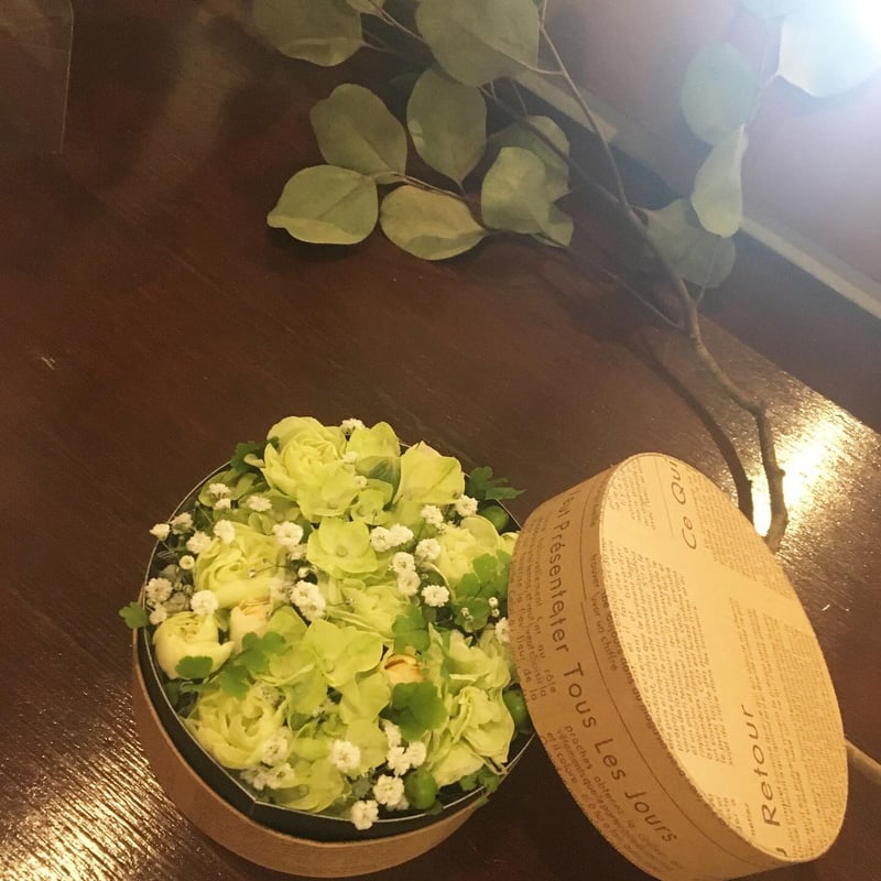 フラワーケーキ BOX スクエアー Sサイズ | 花fusa - オンライン