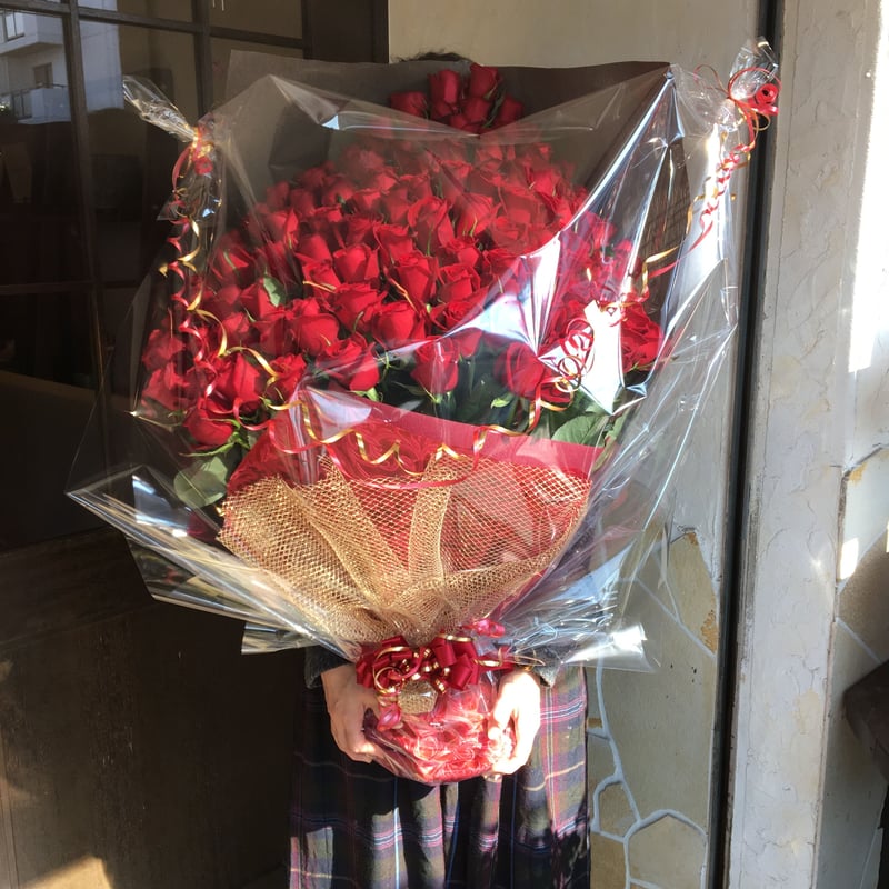 真紅の薔薇108本 | 花fusa - オンラインストア