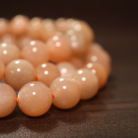 ［ブレスレット］レピドクロサイトアルーシャムーンストーン 8mm 内径16cm
