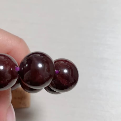 A 情熱の星の輝き　スターガーネット 13mm 内径約17cm