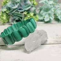自然の叡智と調和　マラカイトバングル　16mm 内径17cm