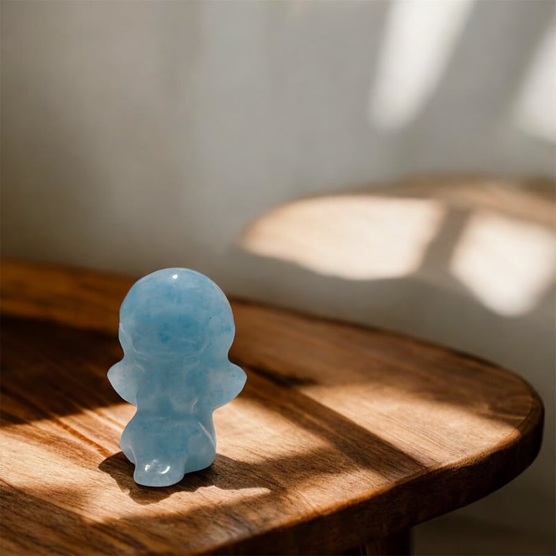 彫刻］穏やかな導きの光、トロレアイト天使の守り | pundarika