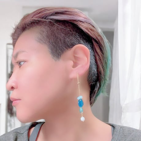 【不器用さんシリーズ】夏の付け替えピアス・イヤリング
